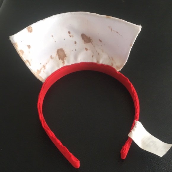 Nurse's Headband - Red & White, One Size - Picture 2 of 8